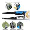 TopHomer 1Pack 7 Colors Optional Fishing Plier with Split Ring