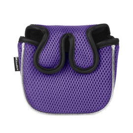 Andux Mallet Putter Cover Golf Putter Head Covers for Center Shaft Putter MT/TG17 Purple, Square