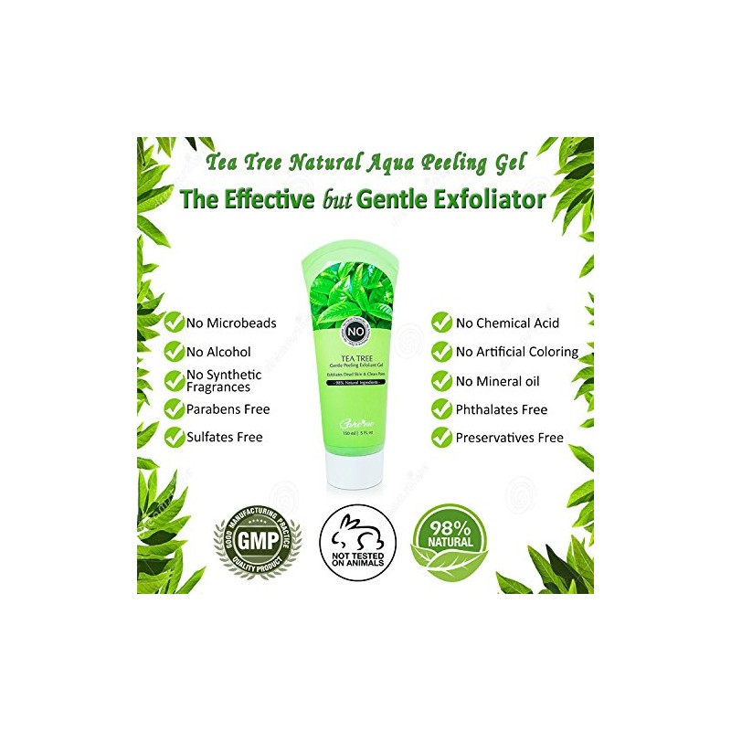 Exfoliating Peel Gel with with Tea Tree & Glycolic Acid