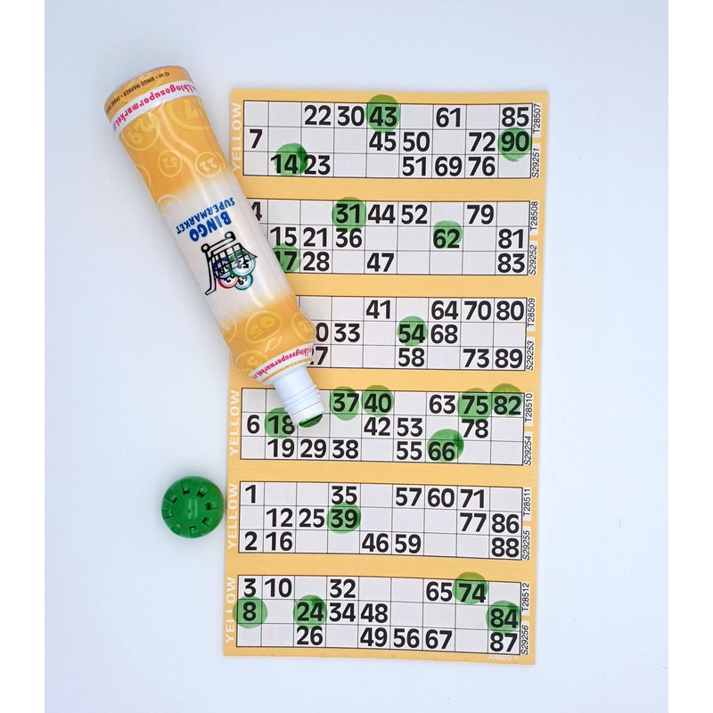 Bingosupermarket Bingo Tickets 600 Pad 6 To a Sheet 1-90