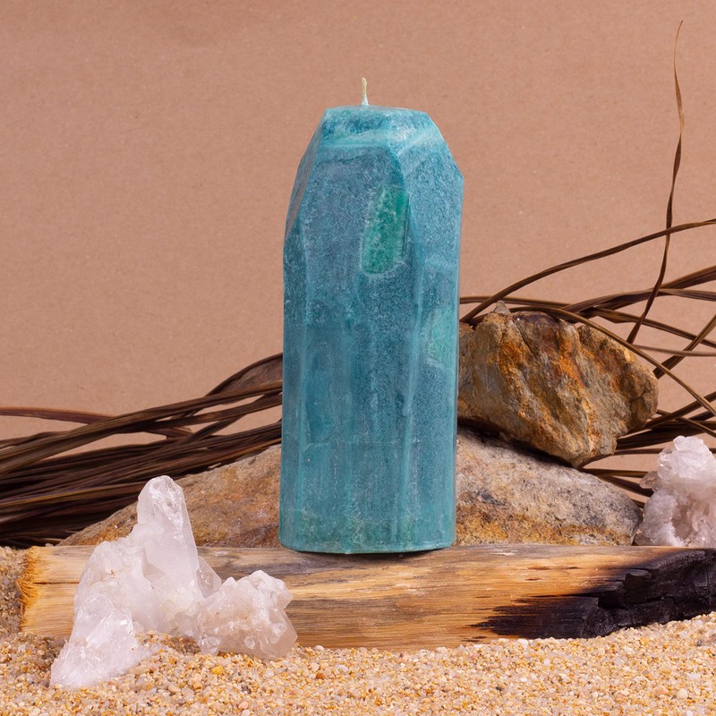 ETEREA - Juego de 2 Velas en forma de Cuarzo