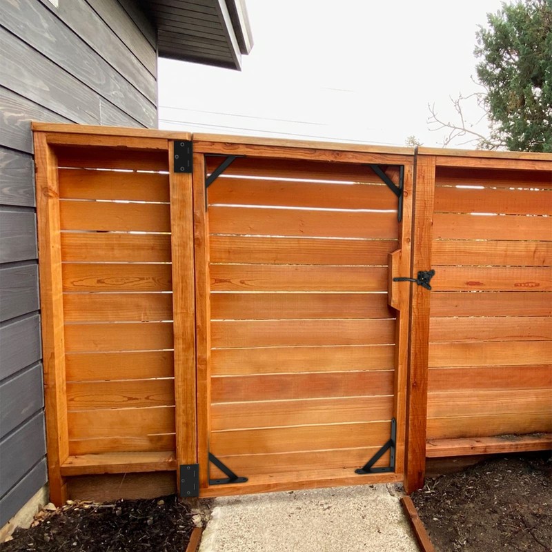 GoldOrcle Corner Brace Bracket Anti Sag Gate Frame Hardware Kit