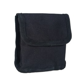 Belt Pouch in Black Fabric 13cm x 14cm