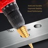 6PCS Set Step Drill Bit Set Steel 4‑12 4‑20 4‑32mm