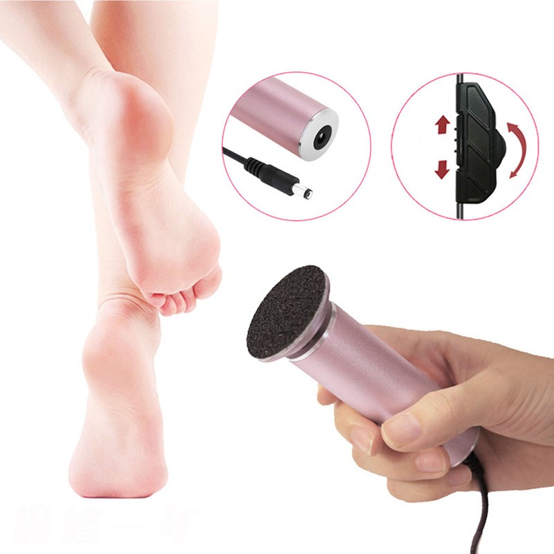 Electric Foot Grinder Adjust Speed Foot Callus Remover with 60pcs
