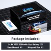 Zeee Zeee 4S Lipo Battery 2200mAh 14.8V 120C with XT60