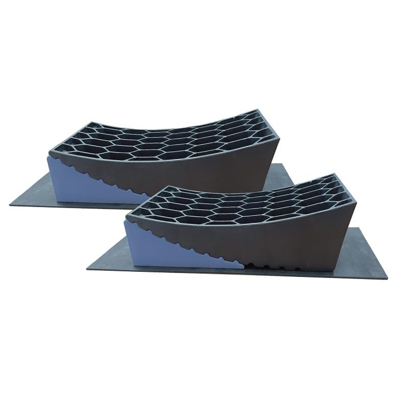 Blue Ox Camper Leveler CHOCKS KIT (Pair) Black & Blue