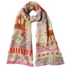 Lina & Lily Christmas Holiday Print Women's Scarf Shawl Wrap