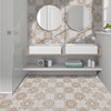Thickened Frosted Vinyl Floor Wall Tile Sticker, Self-Adhesive Peel and
