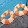 2PCS Pool Floats for Adult 43 Inch Striped Swim Ring