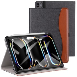 ZtotopCases ZtotopCases Case for iPad Pro 13 Inch 2024, Premium PU Leather Folio Stand Case Smart Cover with Auto Sleep/Wake, Multiple Viewing for iPad Pro 13 Inch 7th Generation, Denim Black