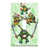 TMNT Mutant Mayhem Group Shot Plastic Wall Decor Toggle Light