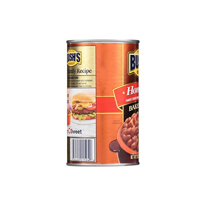 Bush's Best Baked Beans, Canned Homestyle Baked Beans, 28 Ounce