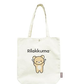 Kei Company CHT4-RK Canvas Tote Rilakkuma H 14.4 x W 13.8 x D 3.1 inches (36.5 x 35 x 8 cm)