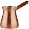 DEMMEX Turkish Coffee Pot – 1mm Thick Brushed Copper Cezve,
