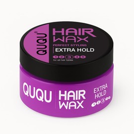 QUQU Hair Gel Wax EXTRA HOLD Purple150ml – Hair Wax Gel with Strong Hold & Shine | Edge Control & Styling Gel | Non-Sticky Finish for All Hair Types #03