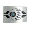 Bear Paw Rectangle Cowboy Western Belt Buckle