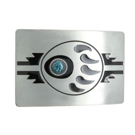 Bear Paw Rectangle Cowboy Western Belt Buckle
