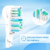 4 Pcs Sensitive Toothbrush Dual Clean Replacements Attachments Brush Heads