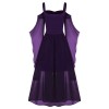 Women's Gothic Punk Style Off-the-shoulder Butterfly Sleeve Easter Cosplay Party