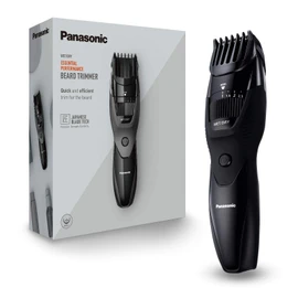 Panasonic ER-GB43 Beard Trimmer with 20 Length Settings (0.5 - 10 mm), Includes Charging Station, Black