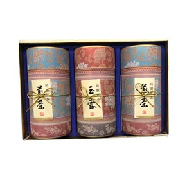 Kyoto Rikyuen MG-503 Green Tea Set Gyokuro & Sencha Assortment of Gyokuro 3.5 oz (100 g) 1 Piece Sencha 3.5 oz (100 g) 2 Piece Gift Set Made in Japan