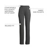 Lands' End Women s Sport Knit Pants Dark Charcoal Heather