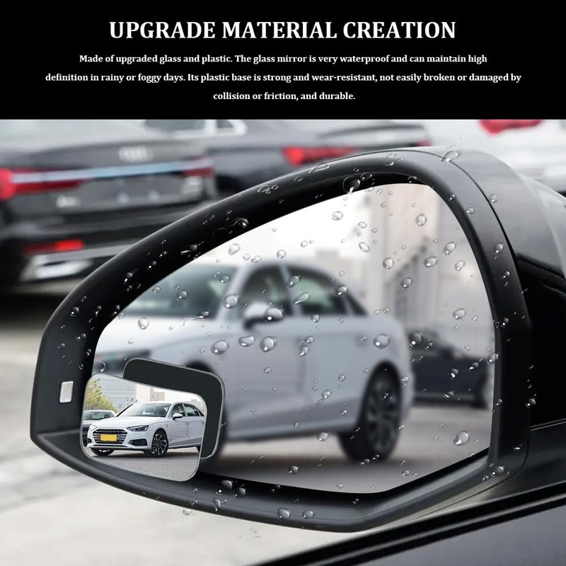 Lyxheth 4PCS Blind Spot Convex Car Mirror, Side Mirror Blindspot,