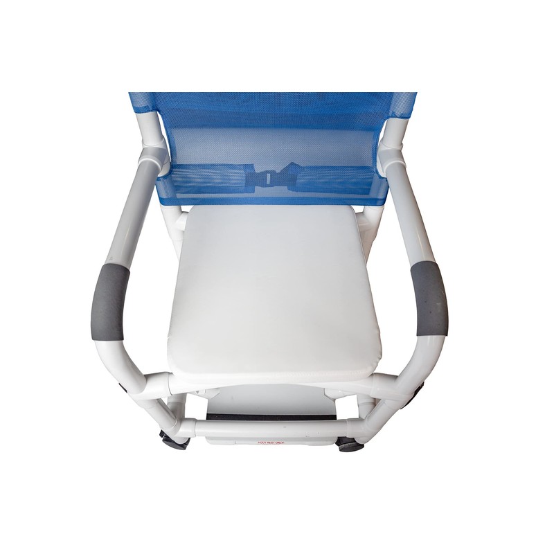 Solid Padded Seat Replacement for Rolling Shower Chair with Drop