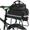 KLERICER Bike Rear Rack Bag,10-25L Bicycle Trunk Bag with Rain