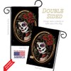La Calavera Catrina Garden Flag - 2pcs Pack Fall Day