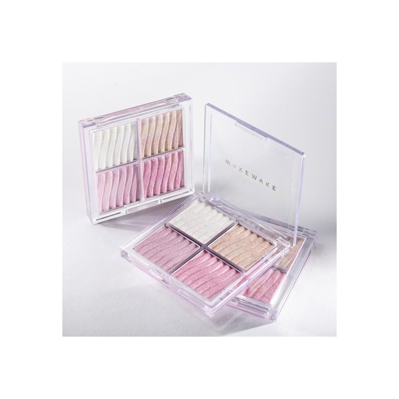 WAKEMAKE Glow Contouring Highlighter Palette - 01 Warm Glow