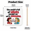 Friendship Gifts for Women, Funny Wooden Coaster for Friends, 3.9×3.9inch