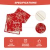 Artoid Mode Red Snowflake Let It Snow Winter Table Runner,