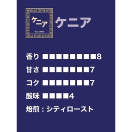 SAZACOFFEE Kenya Coffee Powder, 7.1 oz (200 g), Regular Coffee, Summer, Gift, Medium Gift