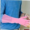 Baluue 3pairs Food Grade Gloves for Dishwashing Kitchen Cleaning Gloves