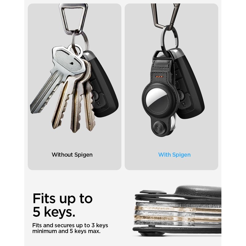 Spigen Valentinus Pro Key Organizer Designed for AirTag Case, Holder,