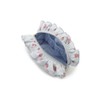 Gelato Pique PWGB251680 Strawberry Pattern Ruffle Pouch, blue, (BLU)
