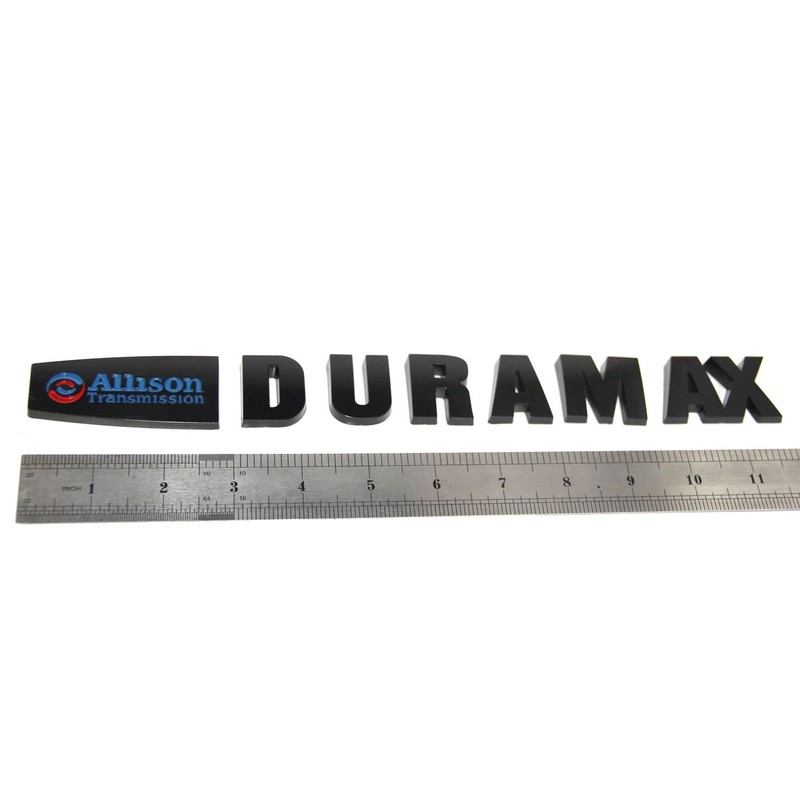 Yoaoo 2Pack OEM Allison Duramax Badges Emblems Compatible with Silverado