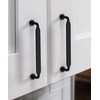 Coinkoly 10 Pack Matte Black Cabinet Handles 128MM Hole Centers