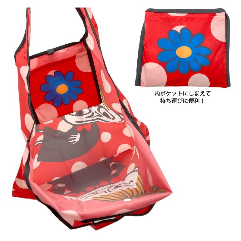 Small Planet 104896 Moomin Shopping Bag Mizutama Eco Bag Subbag