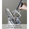Yamazaki 1551 Ladle & Pot Lid Stand, L, White, W