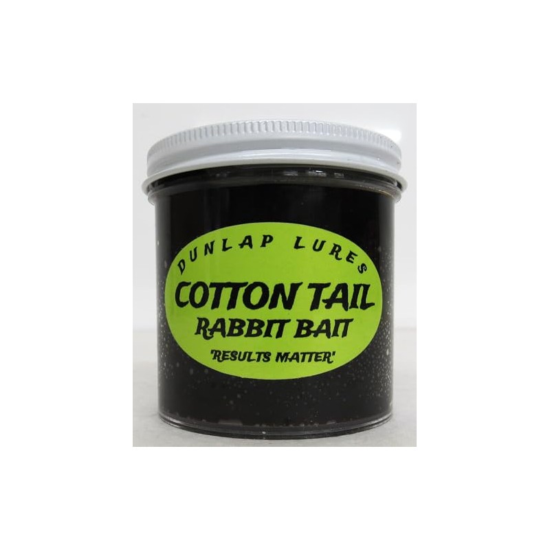 Cottontail Rabbit ADC Bait Dunlap Lures 6 Ounce Jar