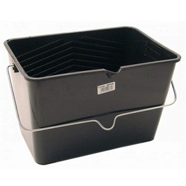 10 litre Black Plastic Scuttle (upto 9" rollers)