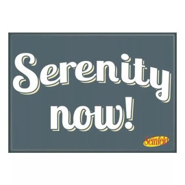 ATA-BOY SEINFELD SERENTITY NOW MAGNET 2.5” X 3.5” NEW