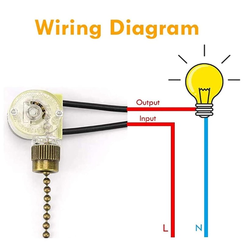 Ceiling Fan Light Switch Zing Ear Pull Chain ZE-109 Fan