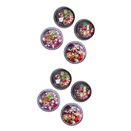 Healeved Christmas Nail Charms Rhinestones and for Nail Art for Holiday Manicure