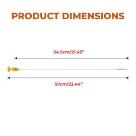 Engine Oil Dipstick Replacement Compatible with Mini Cooper R56 2005-2010, for Clubman R55 2006-2010, for Countryman R60 2010-2016, for Paceman R61 2012-2016, Replace OE 11437585970