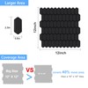 Matte Black Peel and Stick Wall Tiles for Kitchen, WalDecoo