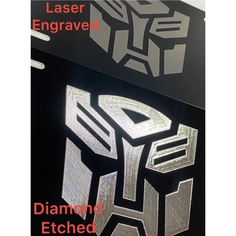 Diamond Etched Products REFLECTIVE US Air Force Veteran Car Tag